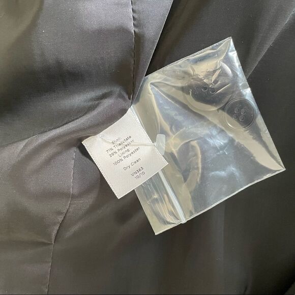 Talbots Grace Fit Seasonless Suit Jacket Black Brand New With Tags 8 Petite - Picture 5 of 5